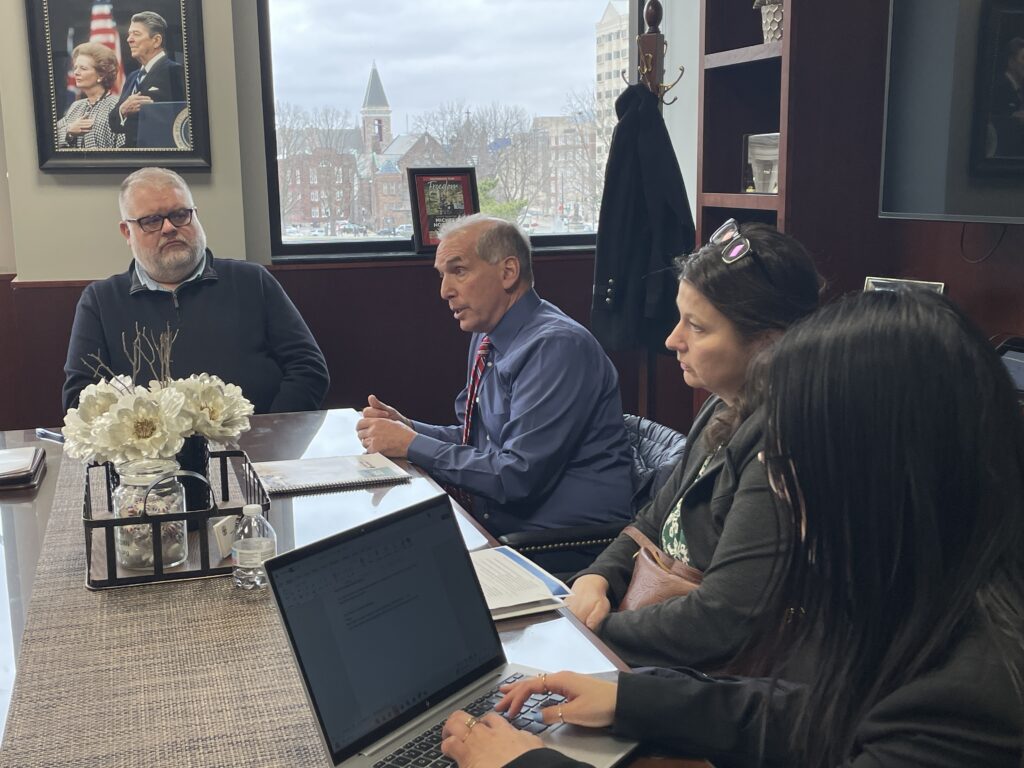 Kevin Hughes meets with legislators